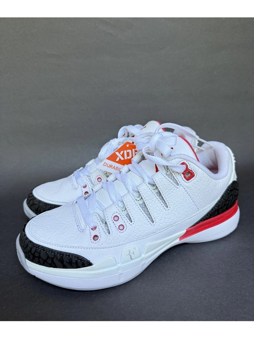 Nike Air Zoom Vapor RF AJ3 Federer Jordan White Red Mens Size 5